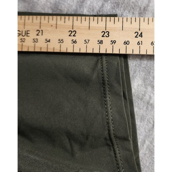 Athleta Nolita Slim Tapered Crop Pant Olive Green 8 - Picture 12 of 13